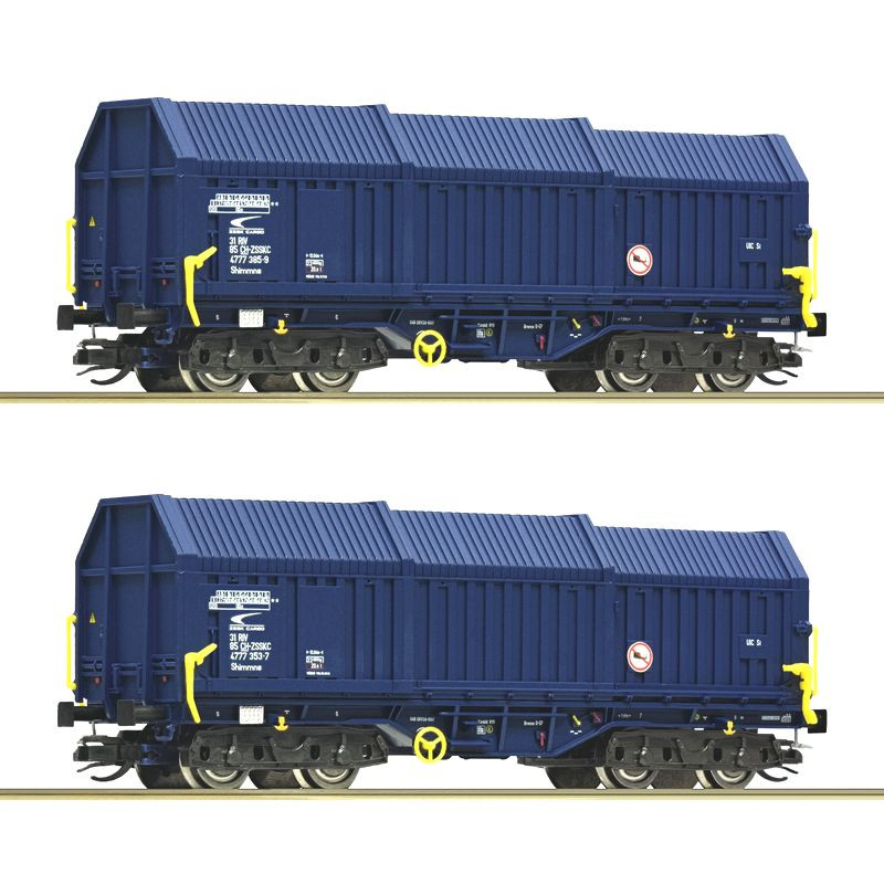 ROCO 6680013 ZSSK Cargo Wagon ep.VI / scale TT / set of 2 wagons