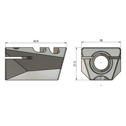 ARMANOV COMPENSATOR 9 mm / M13,5 x 1 LH  (PCOMP135L) Equalizer Steel