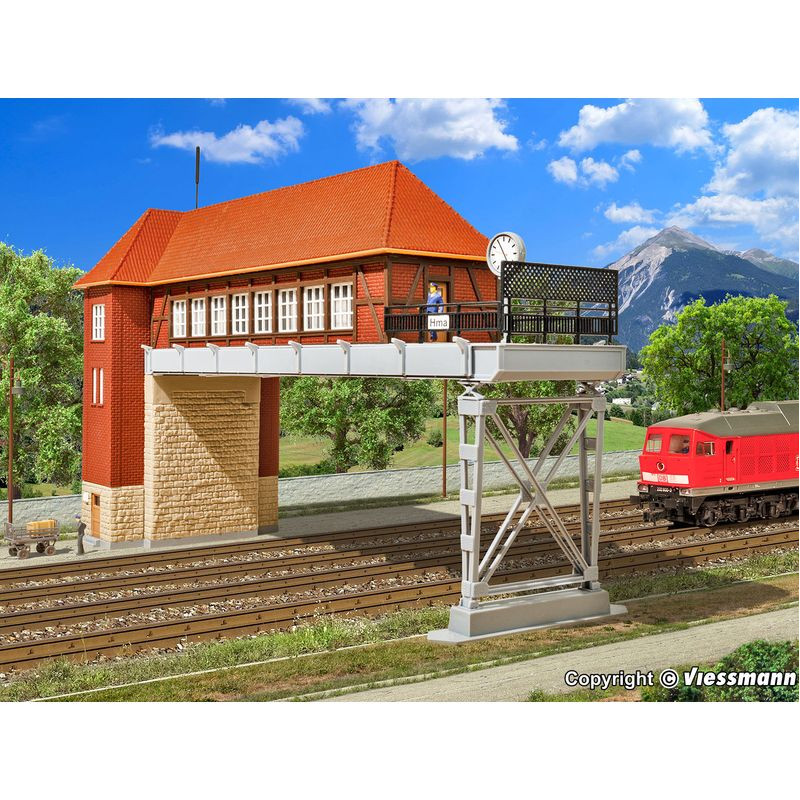 KIBRI 39310 H0 four-track gantry switchyard