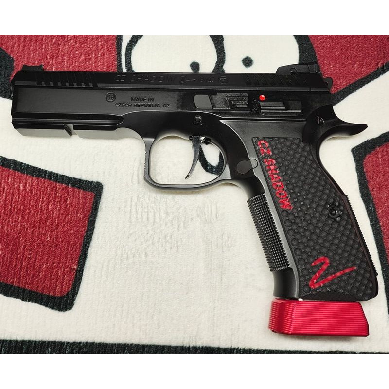 ARMANOV Stopka do magazynka              CZ...KMR...Arsenal... Arex.../ RED / +2 naboje (MPCZ1-RE) MaXXXgrip Line