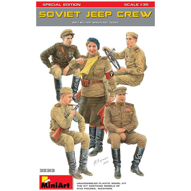 MINI ART 1/35 Soviet Jeep crew. Special Edition (35313)