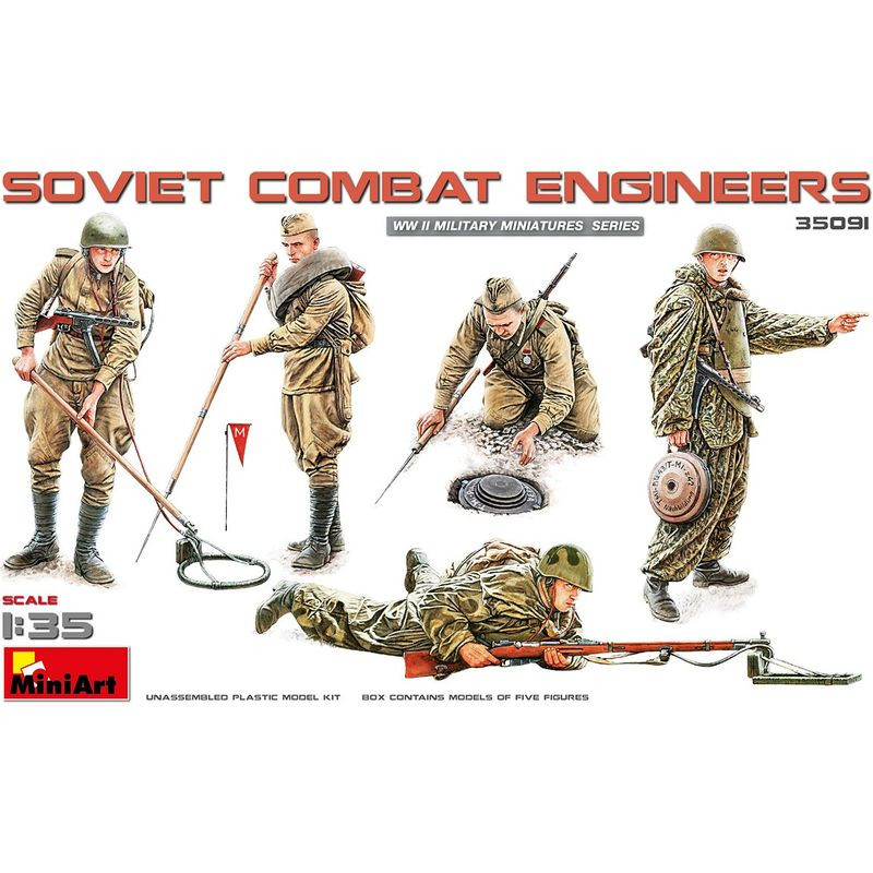 MiniArt 1/35 SOVIET COMBAT ENGINEERS WW  II (35091)
