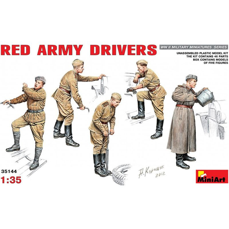 MiniArt 1/35 RED ARMY DRIVERS WW II      (35144)