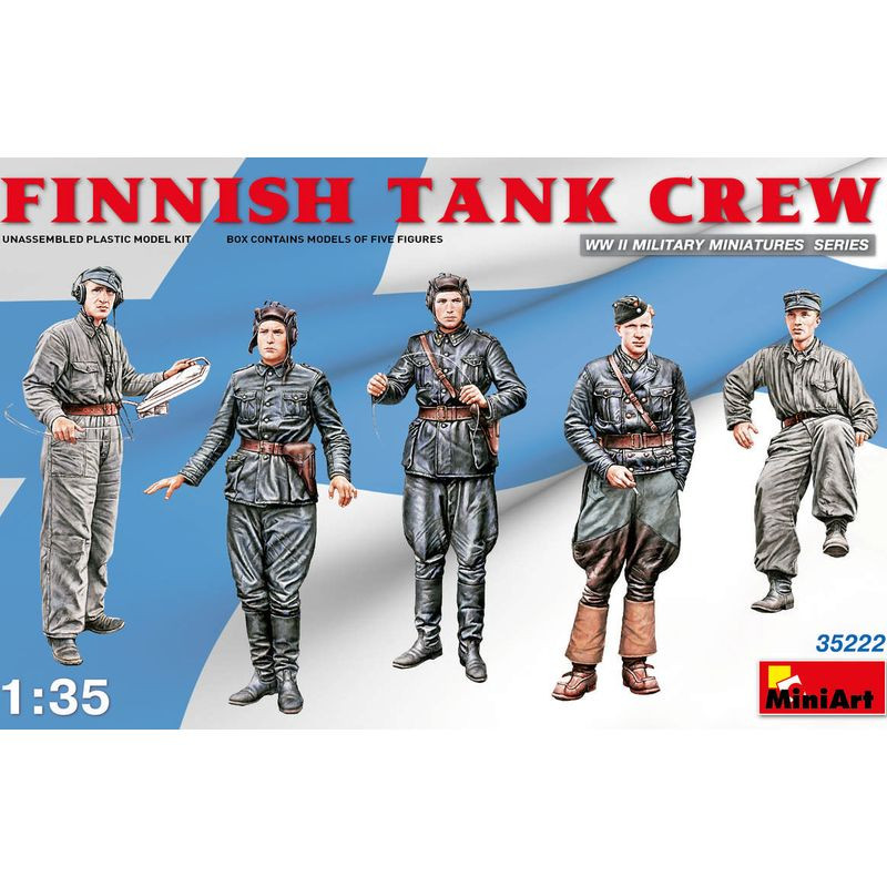 MiniArt 1/35 FINNISH TANK CREW WW II     (35222)