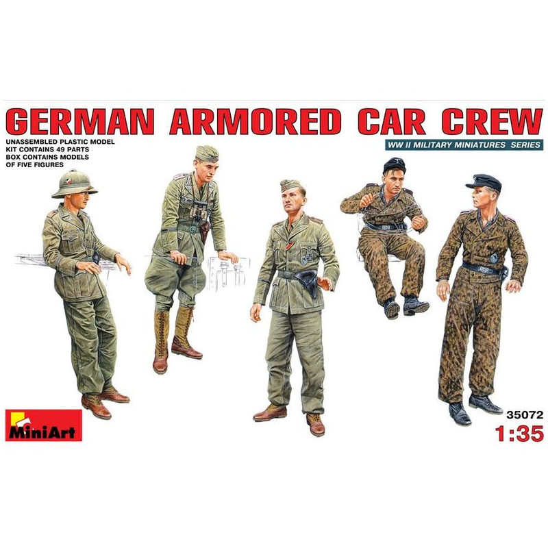 MiniArt 1/35 GERMAN CREW WW II (35072)