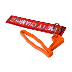 Safety flag for shotgun - with pendant / orange