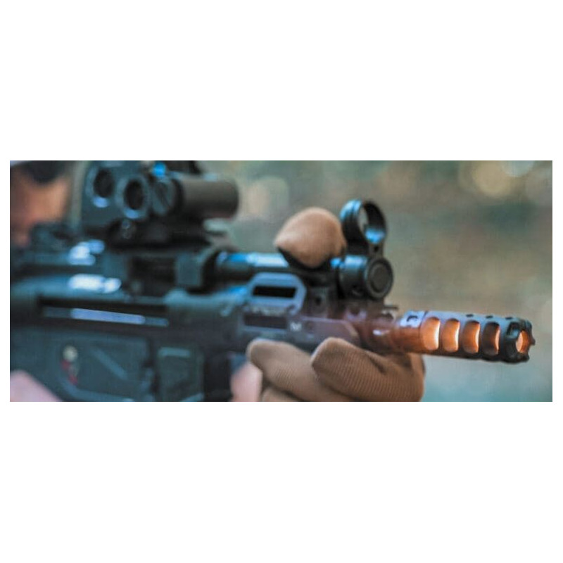 PRECISION ARMAMENT HYPERTAP 5.56 mm/.223 discharge brake - Slim 1/2-28