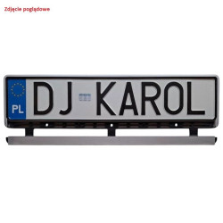 License plate frame (RAM-01) - silver