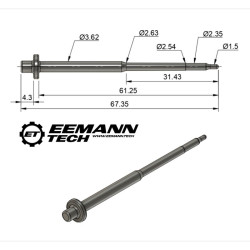 EEMANN TECH AR-9 Jehla + pružina pro AR-9 PCC (189015)