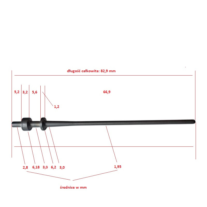 WINCHESTER Needle for Winchester Fusion / Phoenix / SX3 / SX4 3.5" (B111616912)