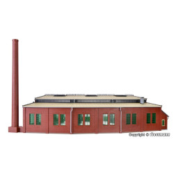 VOLLMER 45754 H0 fan locomotive shed with opening doors