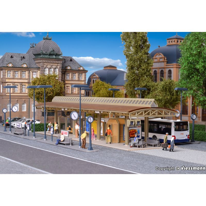 VOLLMER 45149 H0 Autobusové nádraží s přístřeškem