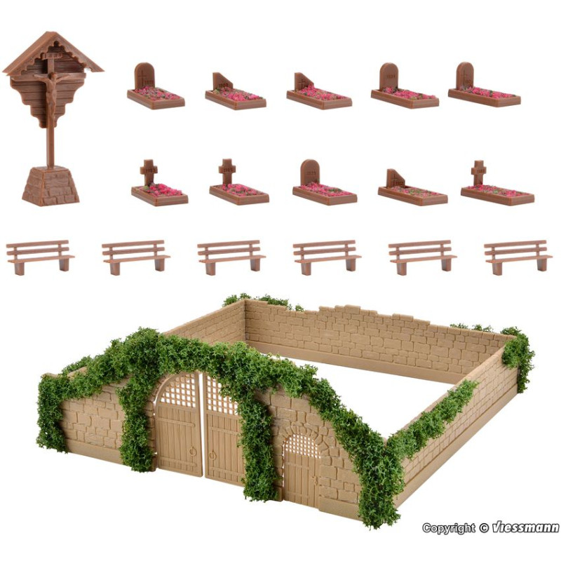 VOLLMER 43861 H0 Cmentarz
