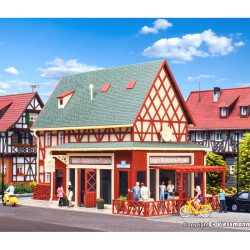 VOLLMER 43681 H0 Pizzeria Luigi          z oświetleniem, pergolą i wyposażeniem