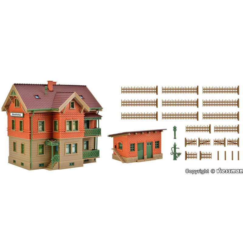VOLLMER 43529 H0 Dům správce Esslingenz s kurníkem