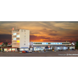 KIBRI 37517 N Kehl railroad station with lighting ( note !!! N scale !!! )