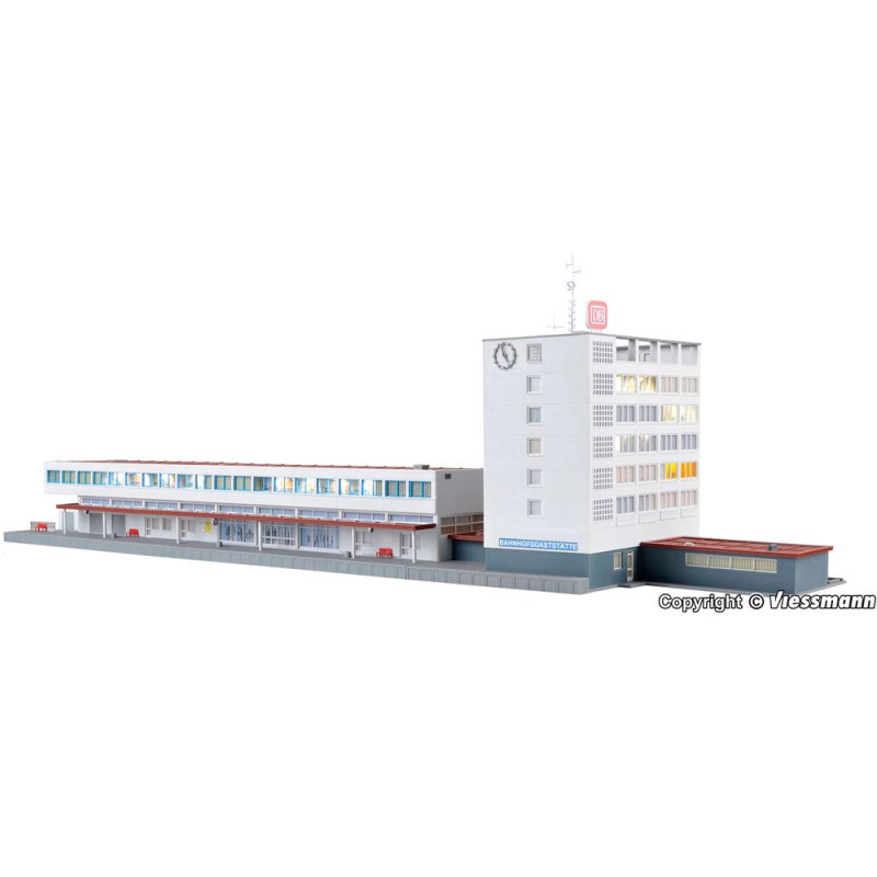 KIBRI 37517 N Kehl railroad station with lighting ( note !!! N scale !!! )