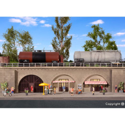 KIBRI 39755 H0 Arcade under viaduct ( 2 pieces )