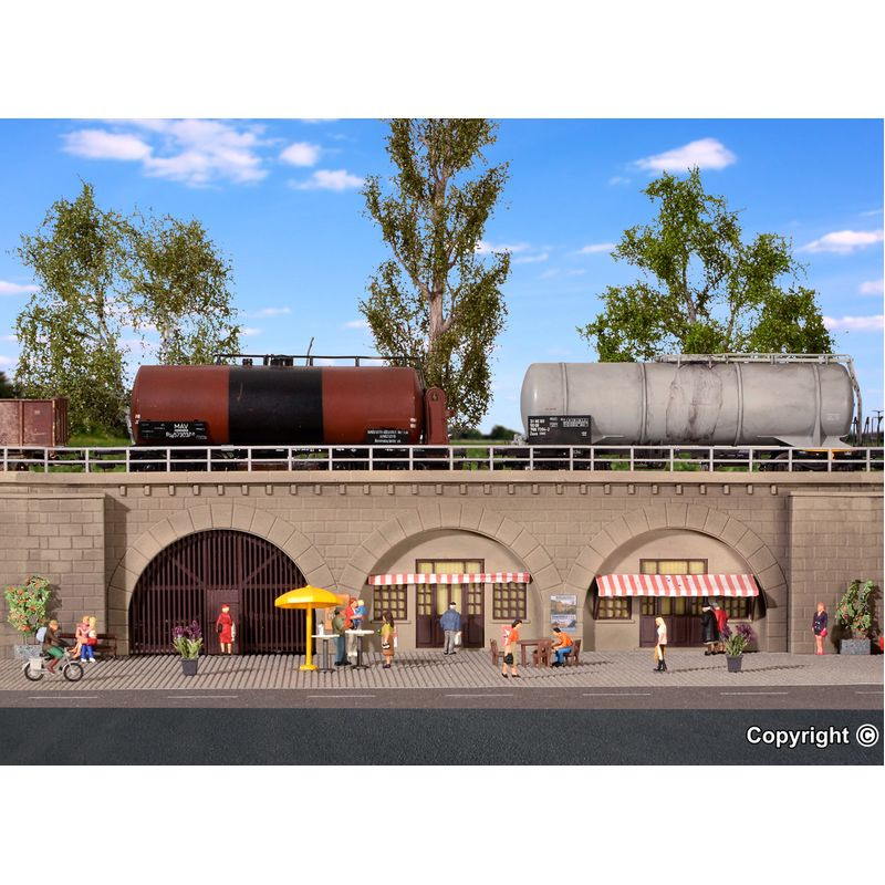 KIBRI 39755 H0 Oblouk pod viaduktem ( 2 kusy )