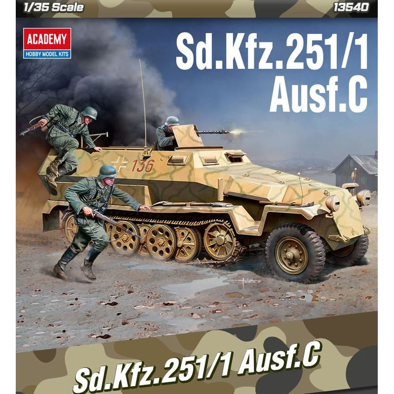 ACADEMY 1/35 Sd.kfz. 251/1 Ausf. C       (13540)