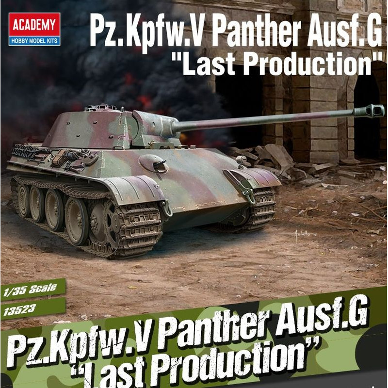 ACADEMY 1/35 Pz.Kpfw.V Panter Ausf.G "Poslední výroba" (13523)