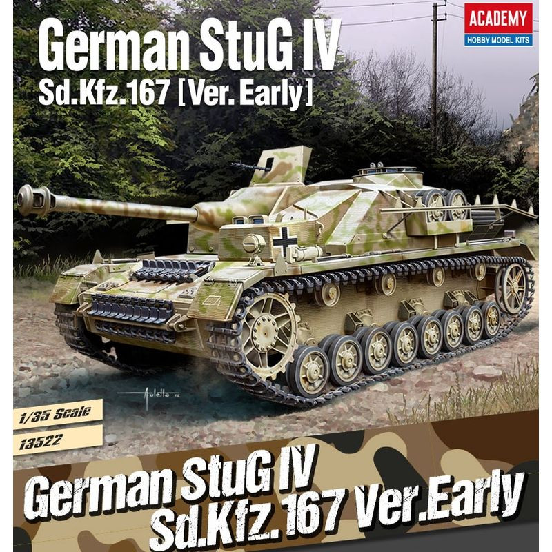 ACADEMY 1/35 German StuG IV Sd.Kfz.167   (Early Version) (13522)