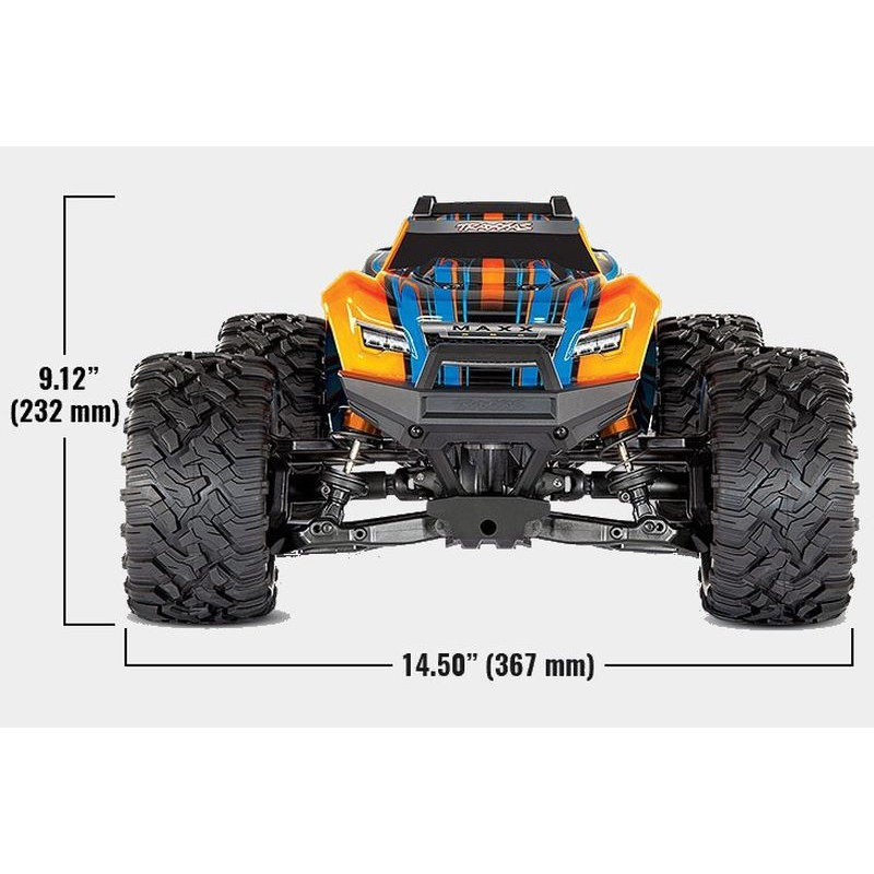 TRAXXAS Samochód WIDE MAXX - RED         (89086-4-RED)