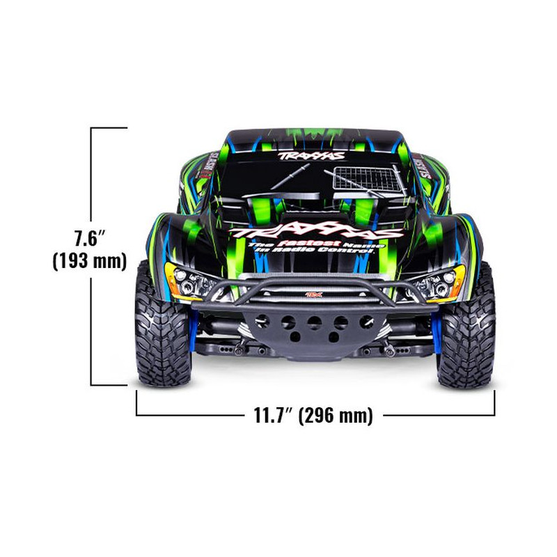 TRAXXAS Samochód SLASH 2SVXL-green       (68154-4-GRN)