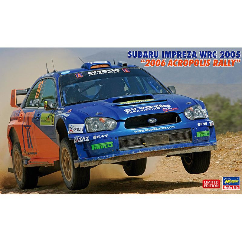 HASEGAWA 1/24 SUBARU IMPREZA WRC 2005 "2006 Acropolis Rally" (20774)