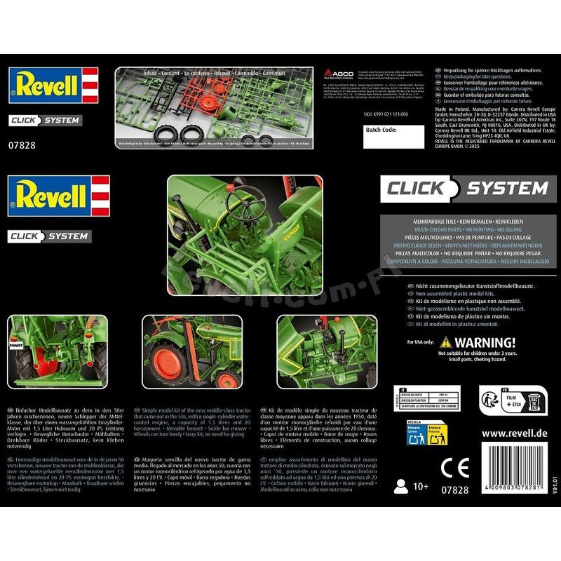 REVELL 1/24  Fendt F20 Dieselross        Easy-Click System (07828)