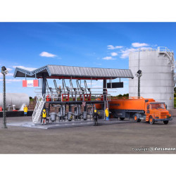 KIBRI 39834 H0 Baza paliwowa z cysterną  Scania