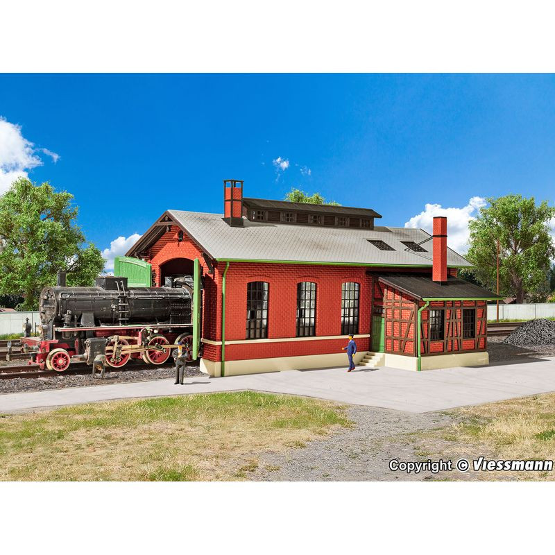 KIBRI 39436 H0 Lokomotivní bouda s jednou stanicí