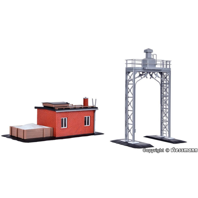 KIBRI 39418 H0 Steam locomotive thinning station