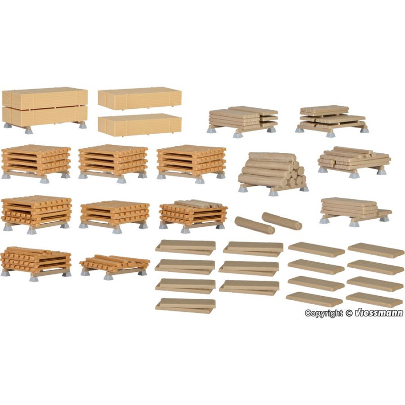 KIBRI 38607 H0 Accessories Wood o boards