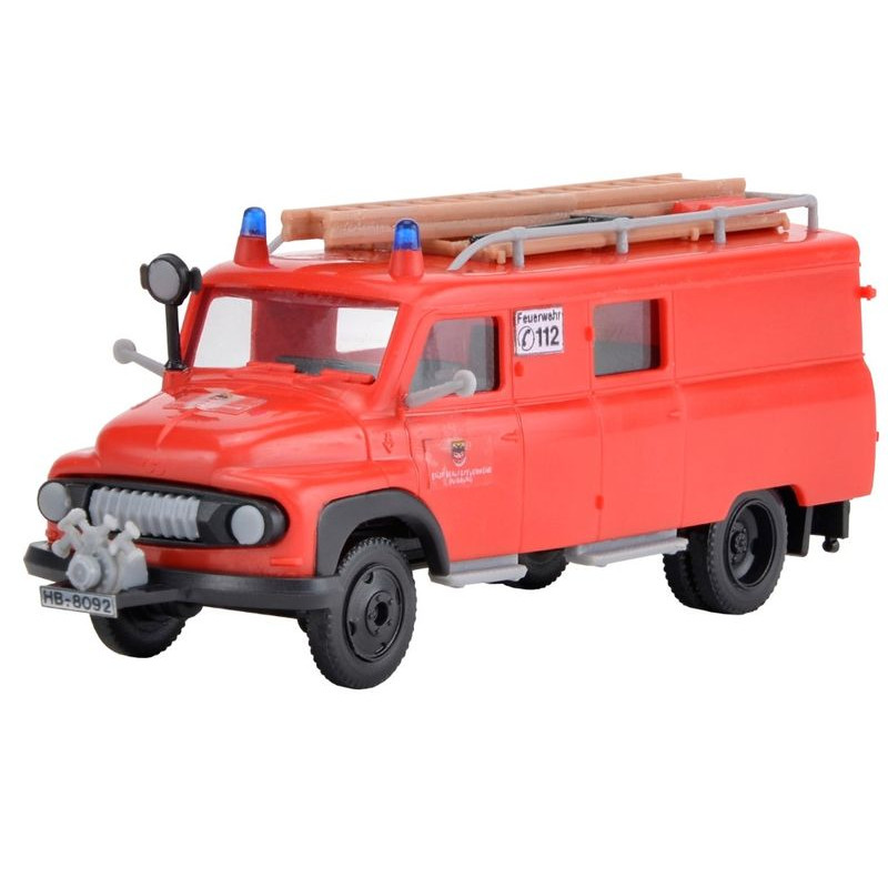 KIBRI 18255 H0 Ford FK 2500 Hasičský vůz