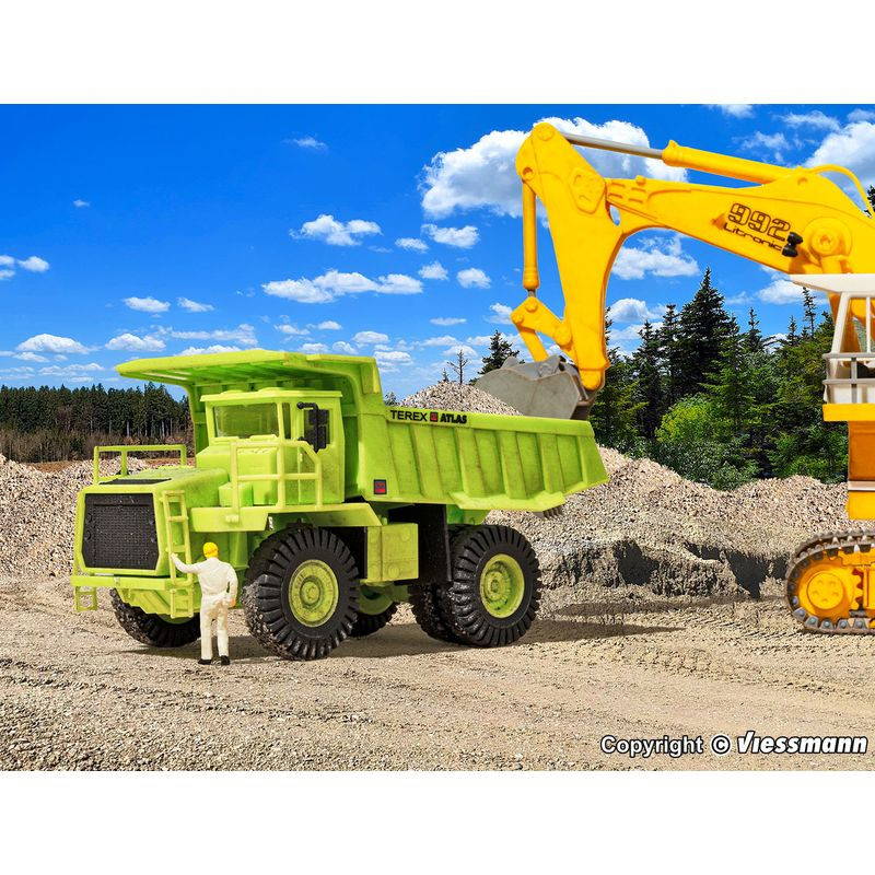 KIBRI 14058 H0 Terex Atlas 3308E dump truck