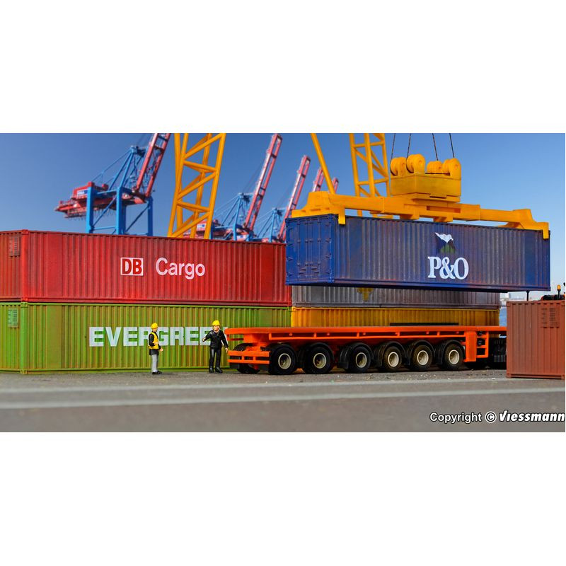 KIBRI 10922 H0 Kontejnery 40st. ( 6 ks )