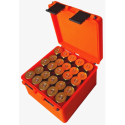 BULLETMAG AMMUNITION CASE pro pušku 12/70 (s rukojetí) - oranžová / víko se sponou