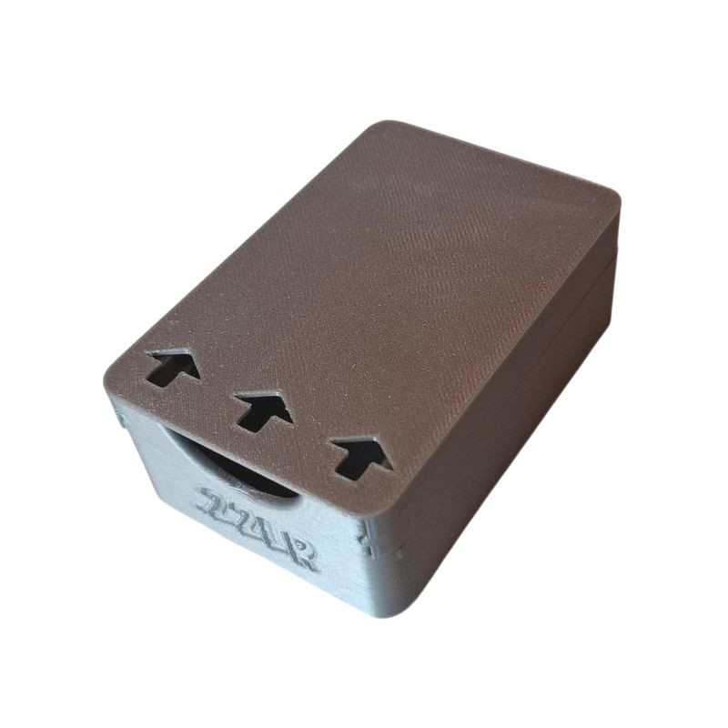 BULLETMAG .22LR AMMUNITION CASE / AGUILA insert / 50 - stříbrná / posuvné víko