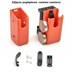 GHOST 360 CLIP D Nabíječka se dvěma magnety / růžová (029309)