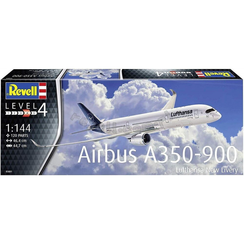 REVELL 1/144 AIRBUS A350-900 Lufthansa   New Livery (03881)