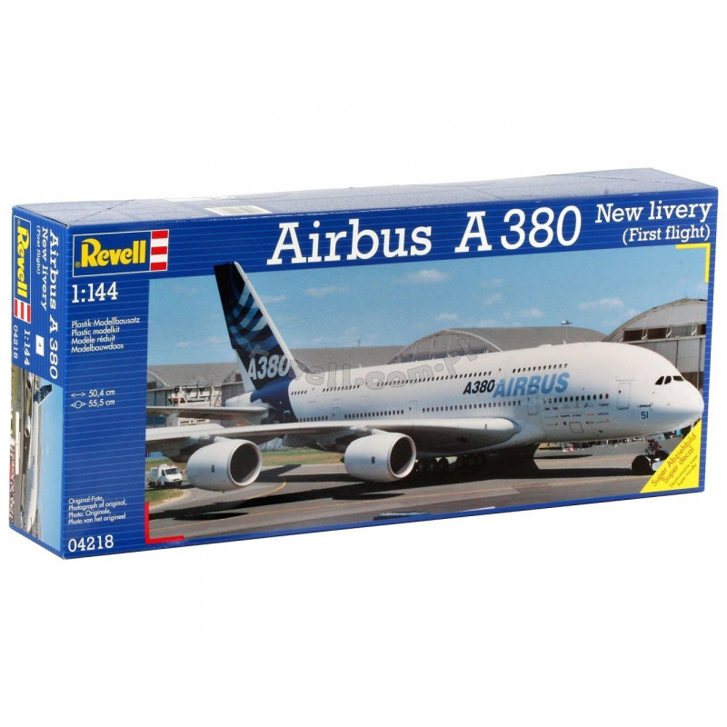 REVELL 1/144 AIRBUS A380 New Livery      (04218)