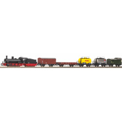 PIKO 57123 START KIT with G7 steam locomotive + DB ep.III wagons