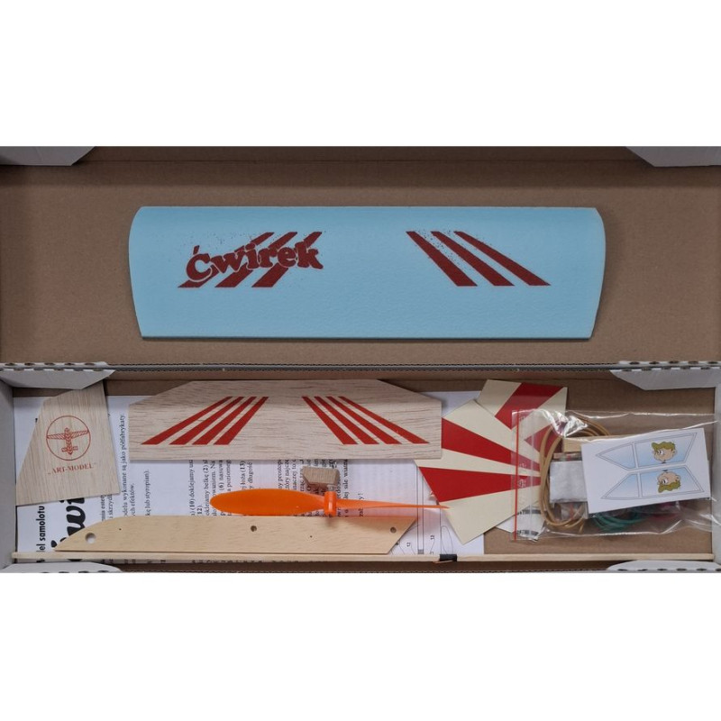 KLUZÁK ĆWIREK S GUMOVÝM POHONEM ( ART - MODEL )