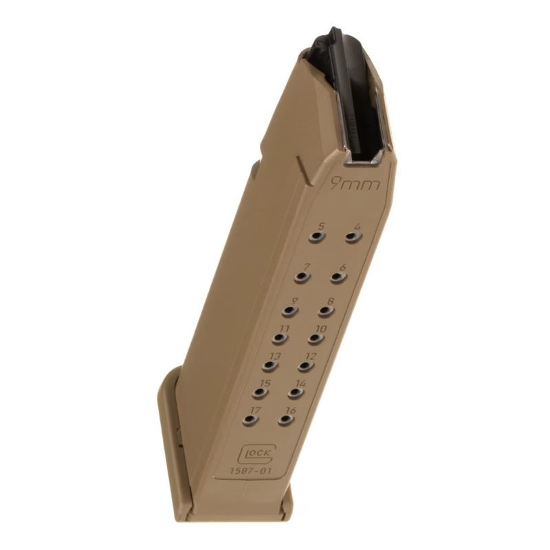 Magazynek do GLOCK 19X / 17 naboi /      COYOTE (39054) GLOCK