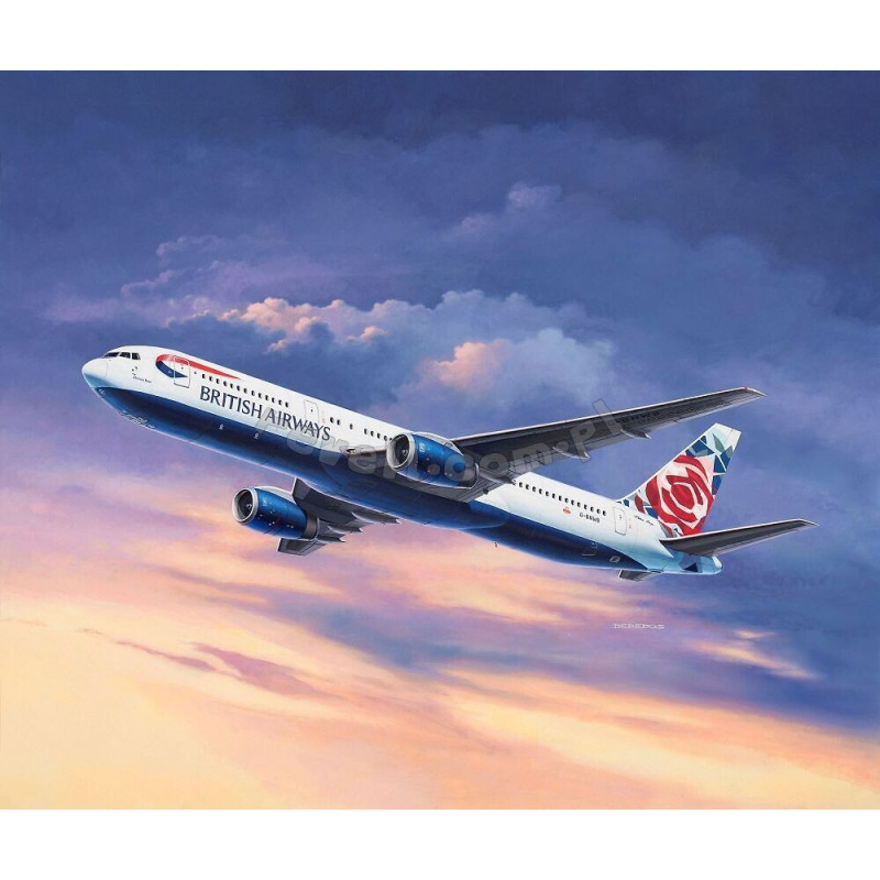 REVELL 1/144 BOEING 767-300ER BRITISH AIRWAYS "CHELSEA ROSE" (03862)