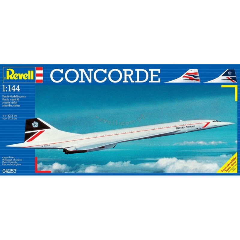 REVELL 1/144 Concorde British Airways    BA/AF (04257)