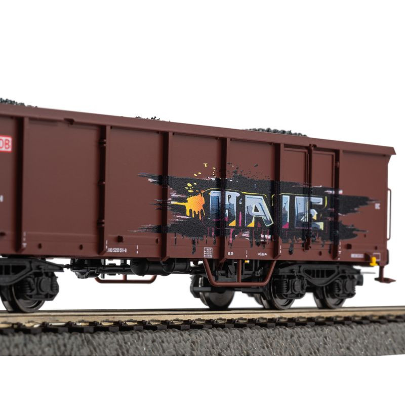 PIKO 28338 Eaos BD AG Graffiti freight wagon ep.VI ( set of 2 wagons )