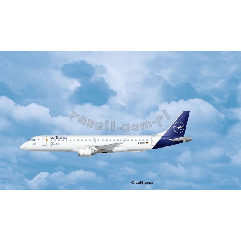 REVELL 1/144 EMBRAER 190 Lufthansa New   Livery (03883)