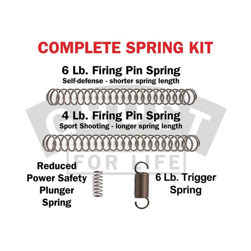 Ghost Inc GLOCK Spring - kit pro Glock GEN 1-5 (GHO_GCSCK) Kompletní sada pružin